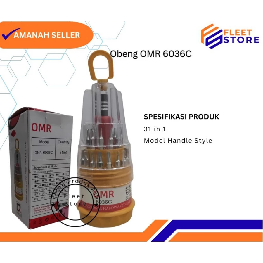 Obeng hp 31 in 1 Produk OMR
