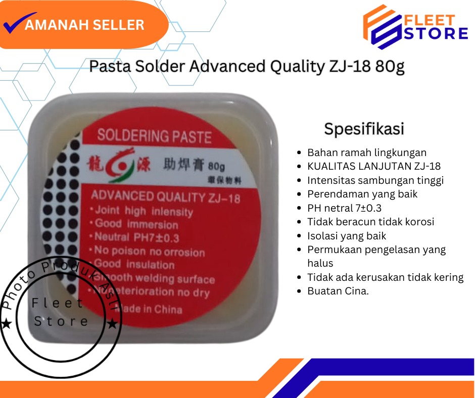 Pasta solder Advanced Quality ZJ-18 80g