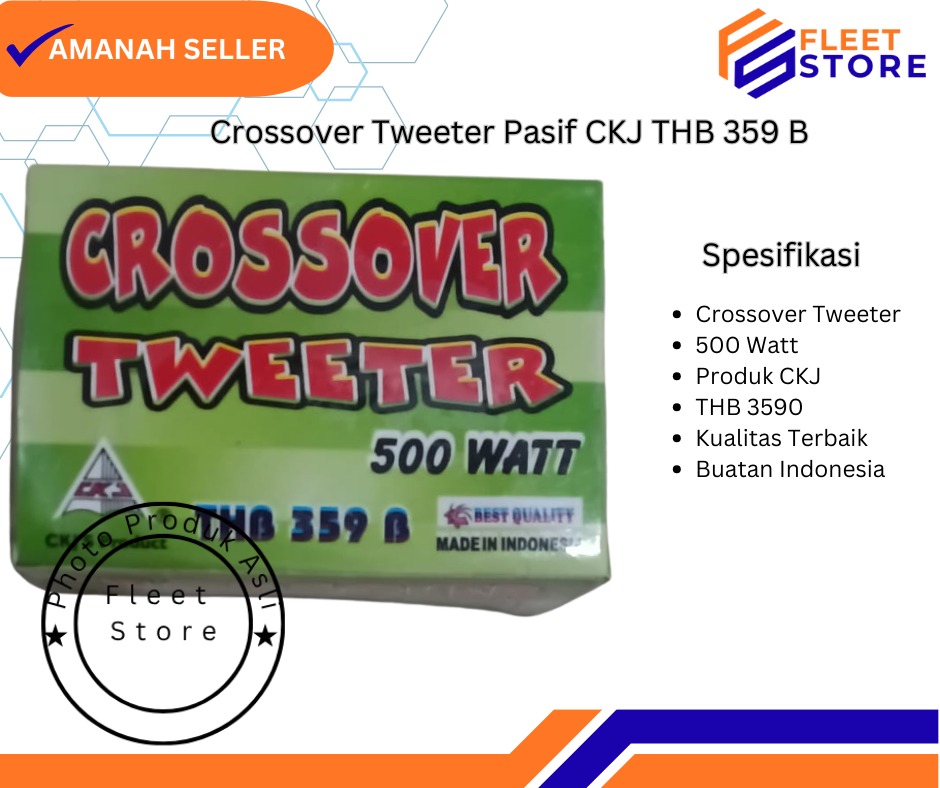 Crossover Tweeter Pasif CKJ THB 359 B